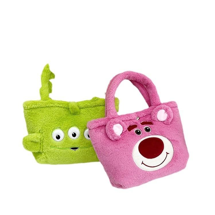 Cute Plush Kuromi Cartoon Bag For Kids Lightweight Breathable Anti Theft Design