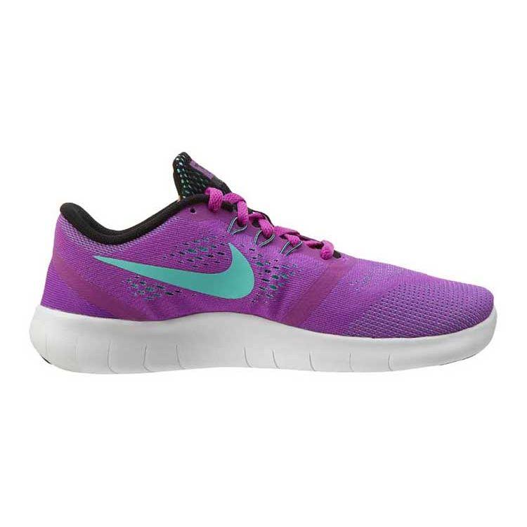 Nike Free RN GS Hyper Violet Kids Sneakers Purple Hyper-Turquoise-Black-White 833993-500