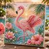 Kit de Manualidades Artísticas de Perlas Artificiales 3D Animales DIY, Linda Decoración de Pared con Pintura, Kit de Manualidades con Flores para Adultos, Hogar Hecho a Mano Adultos