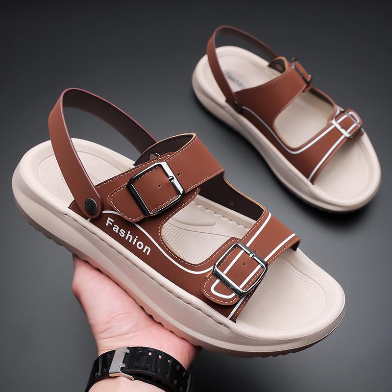 Fashion Mens Trendy Open Toe Breathable Sandals Summer Comfortable  Sole Non Slip Casual Shoes For Mens Outdoor Hiking Activities