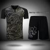 Unisex Schnelltrocknendes Drachenmuster Tischtennis-Uniformset - Sommer Kurzarm Sporttrikot für Training & Wettkampf
