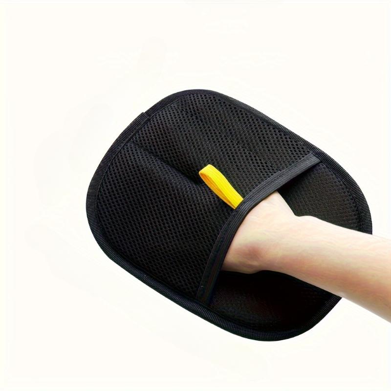 Pet Hair Remover Gloves, Dual-Sided Brush for Dogs & Cats, Efficient Grooming Mitt with Soft Nylon Bristles,Pet Grooming Supplie