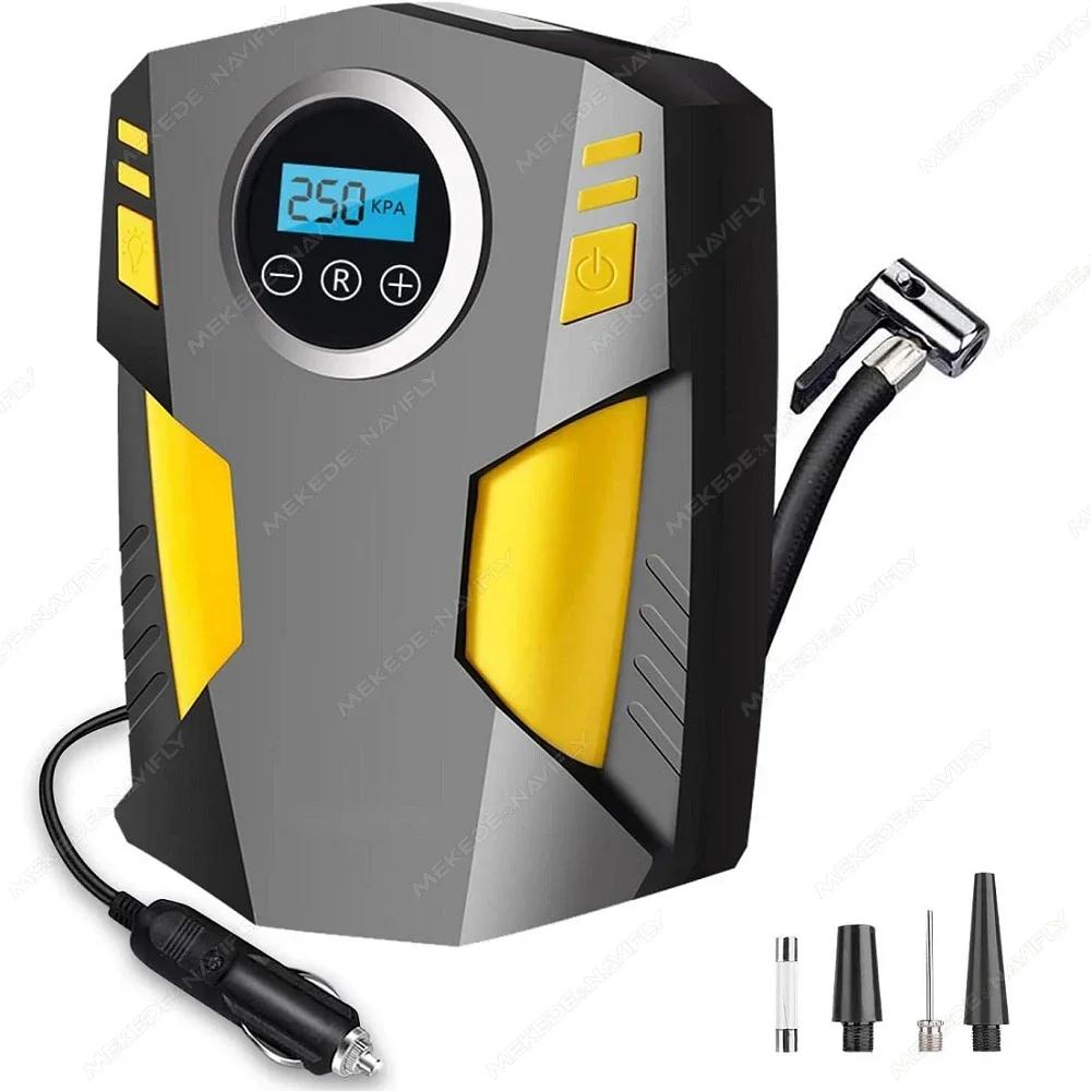 

Car Tyre Pump Digital LED Light Tyre Inflator for Auto Car Moto Bicycles Portable 12V Rapid Air Compressor Smart Inflatable Pump