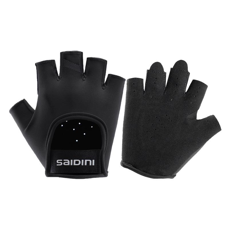 

Fitness gloves, men s and women s kettlebell equipment, horizontal bar exercise, wrist guard, non-slip half finger L серый