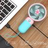 Mini Portable Fans Handheld USB Rechargeable Fan Air Cooler Outdoor Travel Hand Fans Ventilation Fan Portable Fan