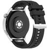 Adjustable Soft Silicone Watch Straps 22mm Press Button Closure Waterproof Lightweight Watch Band for Watch GT6