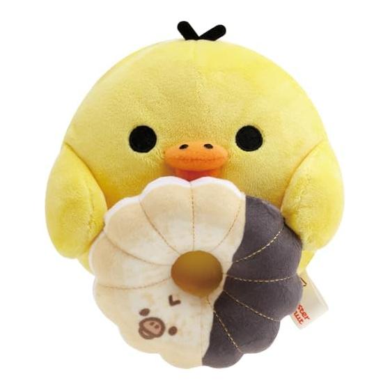 San-X Rilakkuma Rilakkuma x Mister Donut Donut stuffed animal Kiiroitori (Angel French) MV27301 H120 x W120 x D110mm