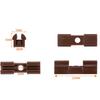 100Pcs Plastic Furniture Grille Buckle Replacement Hide Fastening Connectors Fastener Buckles Grille Accessories