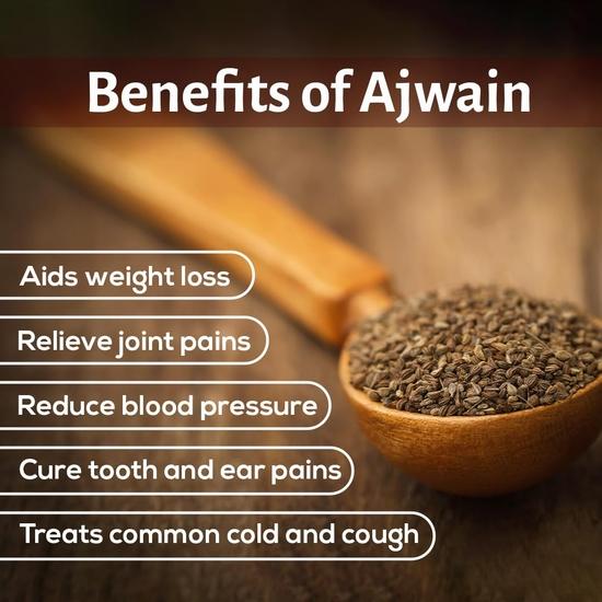 Chounk Spices Ajwain Seeds | Natural Whole Spices Carom Seeds | Organic Ajwain with No Preservatives | Ajwain 300gm (Pack of 3 X 100g)