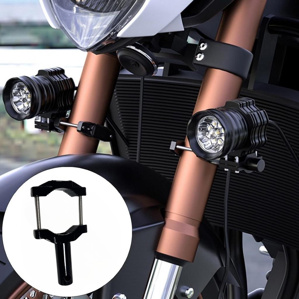 For Motorcycle Bumper Modified Headlight Stand Spotlight Extension Pole Frame Support Extension Bracket Universal Mount Bracket