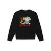Vans Fun Pattern Skull Cartoon Print Crewneck Sweatshirt Men Sweatshirt Black VN0A54JIBLK