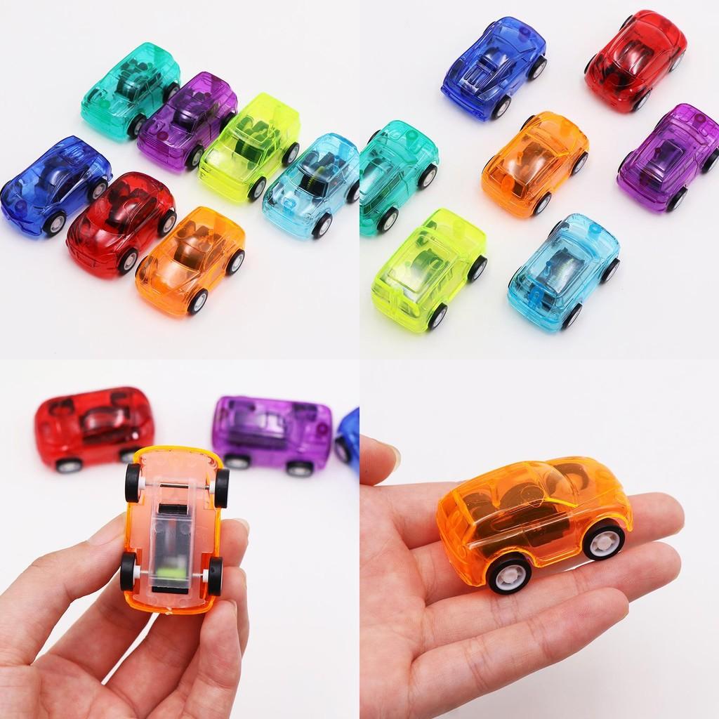 Childrens Mini Cartoon Transparent Spin Drive Car Toy For Brain Development And Handeye Coordination