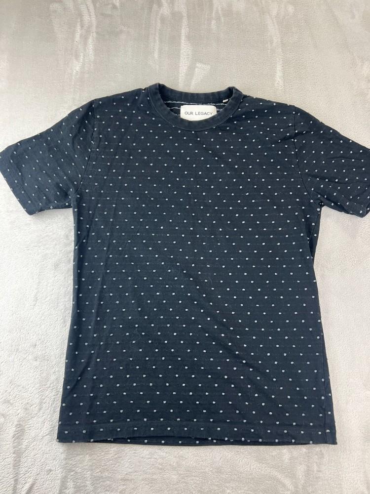 

Our Legacy Jacquard Dots Tshirt Men#039s size 46S Unisex T-Shirt XL