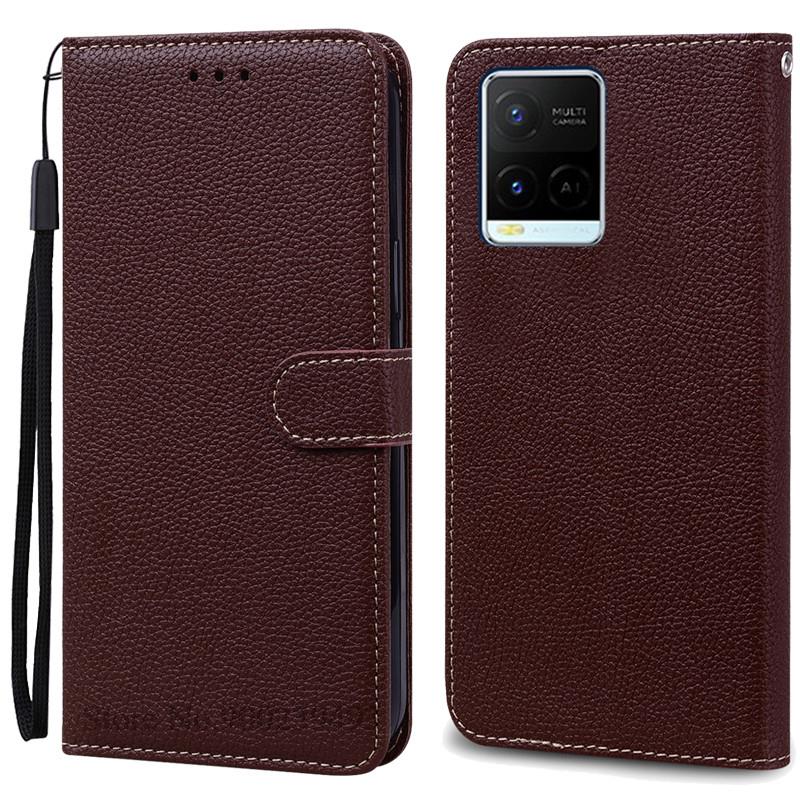 For Vivo Y21 2021 Y21S Deksel Lommebok Flipdeksel For Vivo Y33S Y33T Y32 Y21T Y21E Y21A Y21G VivoY21 Silikondeksel Coque Fundas Etui