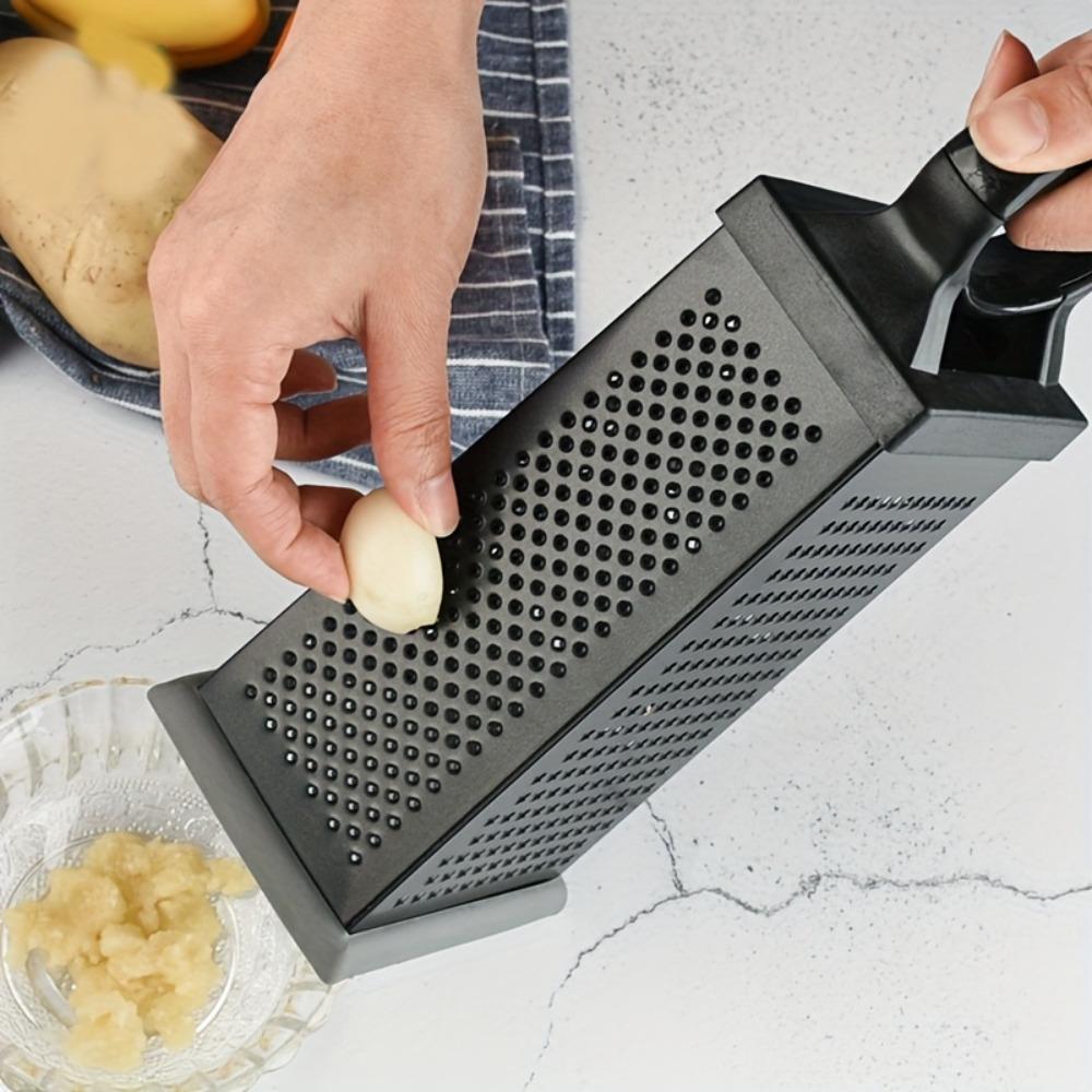 Manual Cheese Grater Oval Handle Vegetable Shredder 4 Sides Vegetable Grater Ginger