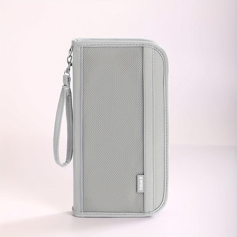 Large Capacity Portable Travel Boarding Passport Holder Wallet Multifunctional Document Organizer Credit Cards Case for Women Men