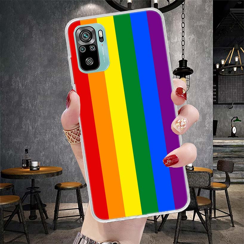 Love Is Love LGBT Rainbow Soft Phone Case For Xiaomi Redmi Note 15 14 14S 13 12 Pro Plus 12S 11 11S 11E 10 10S 11T 5G Fundas Coq