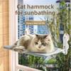 Cat Window Hammock With Suction Cup Mount For Sunbathing And Cozy Resting