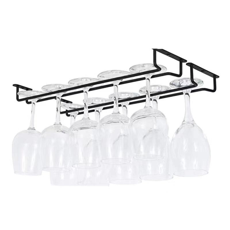 Hanging Red Wine Glass & Stemware Rack for Kitchen, Home, Bar, or Restaurant