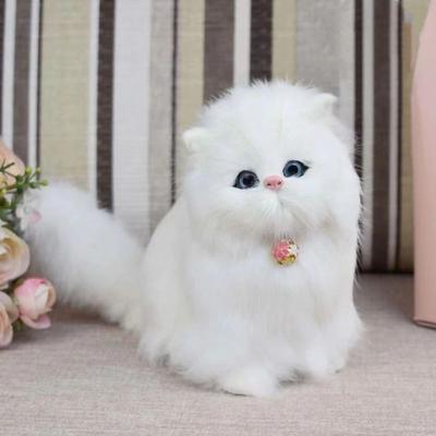 Niedliches simulierter Anruf entzückende stimmliche Katze mehrfarbig Plüsch Plüschtier leicht Simulation Katzen Kinder