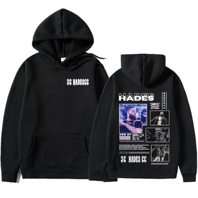Rapper Hades66 Hohe Qualität Hip Hop Pop Grafik Herrenbekleidung Hoodie Ästhetisch Übergroß Humor Sweatshirt Gothic Lässiger Pullover