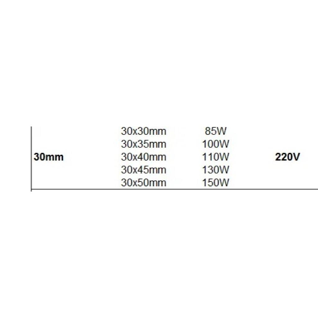 Pásmový keramický ohřívač 90mm vnitřní průměr 50/55/80/90/100mm výška Nerezová ocel Elektrický topný prvek pro elektronická zařízení