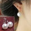 Vrouwen Imitatie Parels Bal Haak Oorbellen Oordruppels Bruids Bruiloft Sieraden