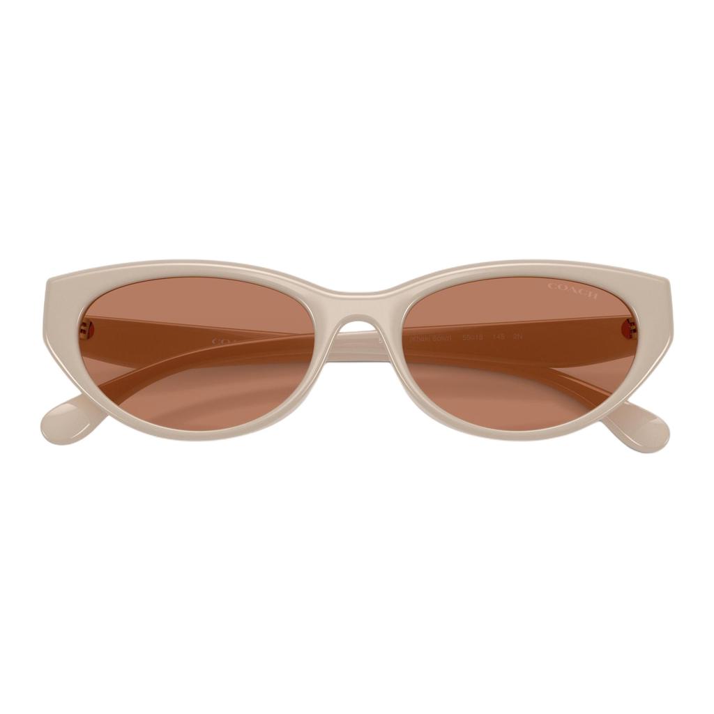 Coach 8456D Cat Eye Sunglasses With Logo Unisex Sunglasses Multicolor 0HC8456D
