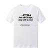 New Feel Safe Sleep with A Nurse Tshirt Unisex Short Sleeve Hipster T Shirt Black White Printing Unisex Clothes