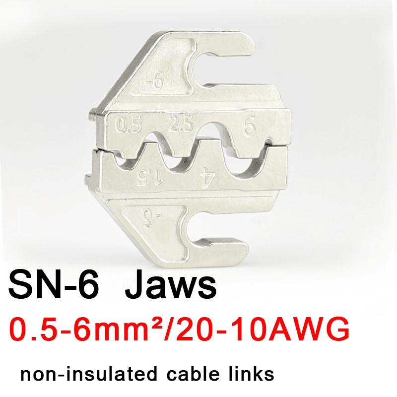 

Обжимной инструмент Клещи с губками из сплава SN-2546B 58B 02C 06WF 06 48B 28B 2549 Используются для обжима клемм Ширина паза губок 4 мм