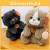 Plush Toy Cat Adorable Stuffed Doll Kids Collectors Gift Bedroom Decoration