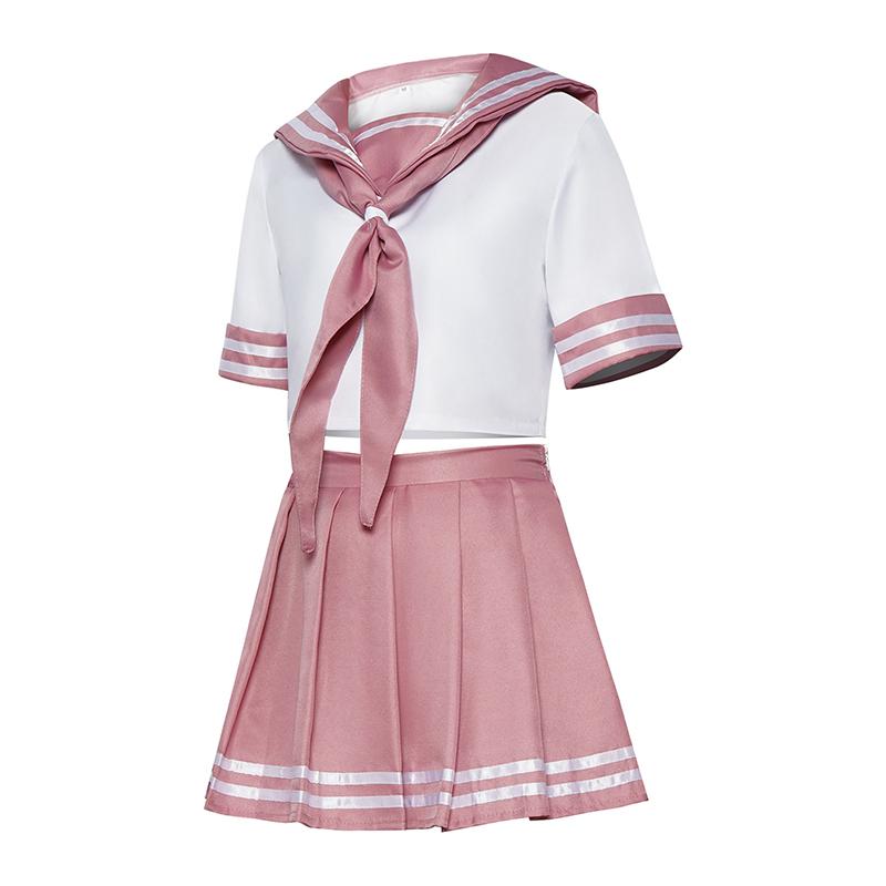 A-Fu Cosplay Matrosen-Outfit Studentensocken im japanischen Stil mit Schleifen Astolfo Cosplay-Kostüm