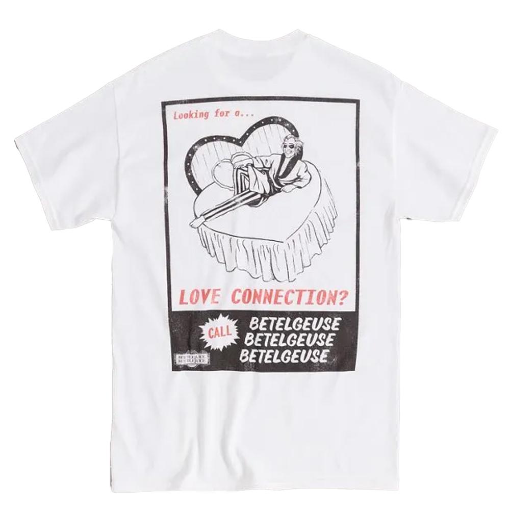 Beetlejuice Unisex Adult Love Connection Back Print T-Shirt