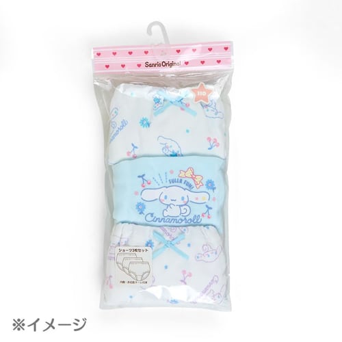 sanrio kids shorts set of 3 120cm cinnamoroll character 493988