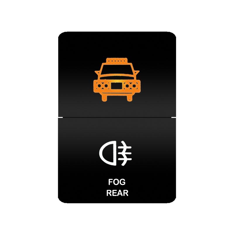 Car Push Switch Dual ON OFF Button Led Bar Roof Lights Fog Spot Driving Lights Button For Toyota 4Runner Hilux RAV4 Prado Camry