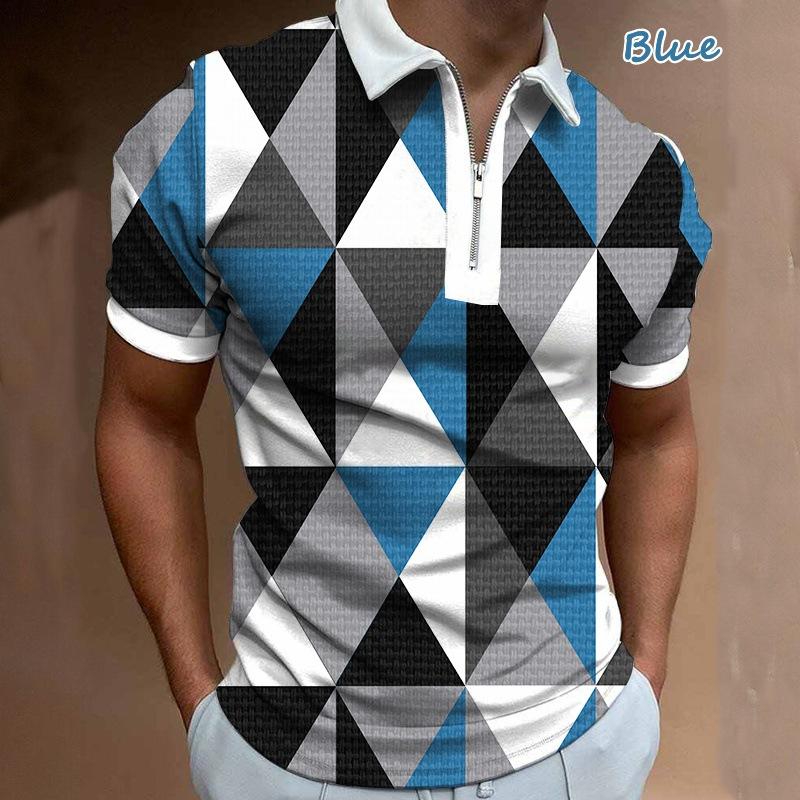 Men's Fashionable Short Sleeved Polo Shirt