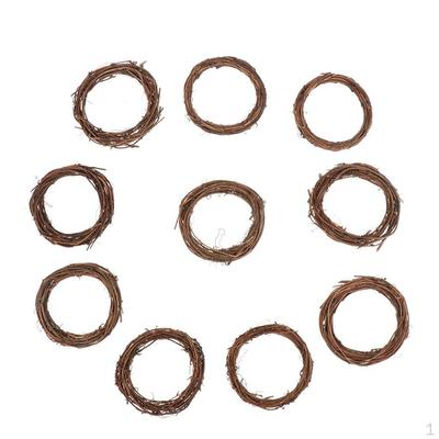 Wreath Wicker Rattan /Heart/ for Home and Garden Tree Decoration