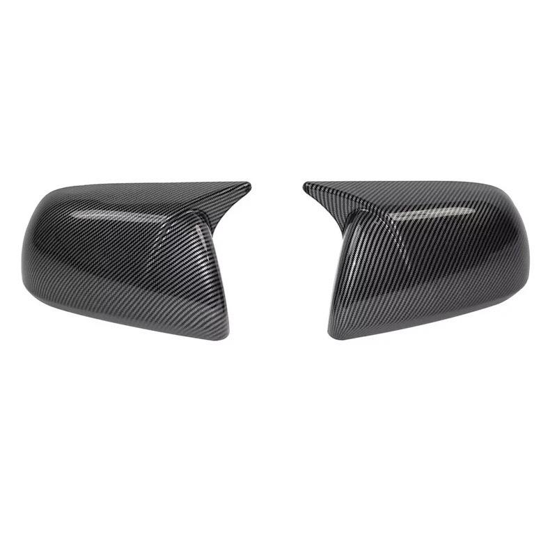 Rearview Side Mirror Cover Fit For Toyota Sienna 2010 2011 2012 2013-2018 Wing Cap Outdoor Door View Case Trim Carbon Fiber