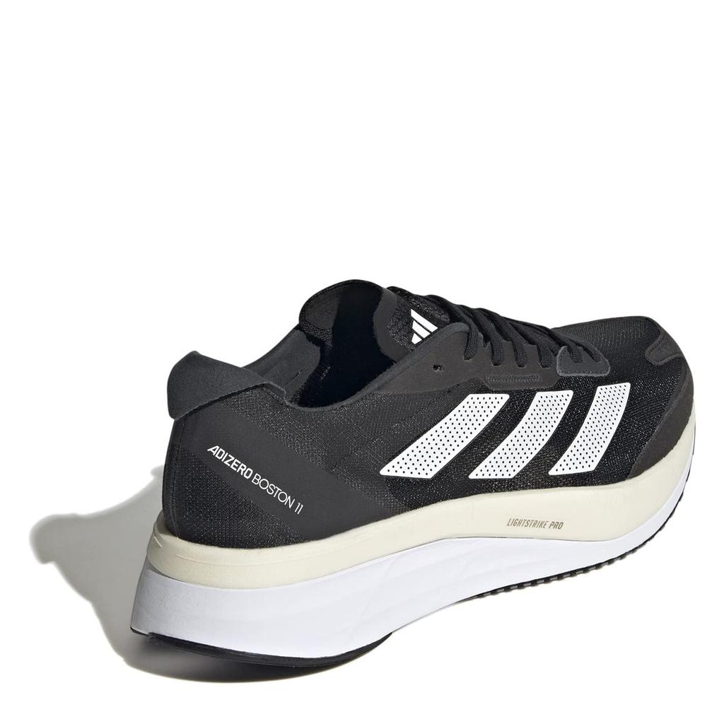 Adidas Herren Adizero Boston 11 Laufschuhe, LWE89, Core Black/Footwear White/Carbon (GX6651), Größe 28,0 cm