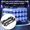 2Pcs 18650 Battery Holder Case with Gold Plateds Coppers Terminals for Enhanceds Conductivity and Durability