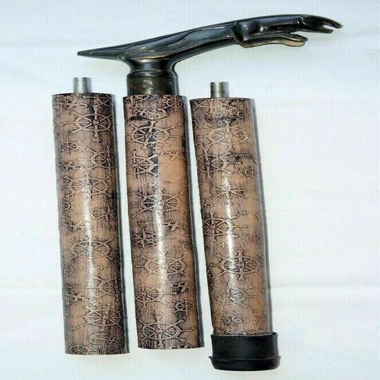 

Антикварный стиль Викторианский Винтажный Дизайнерская Латунная Ручка Трость Деревянная Трость M аэро