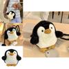 New Plush Penguin Childrens Crossbody Bag With Lightweight Construction And Animal Graphic