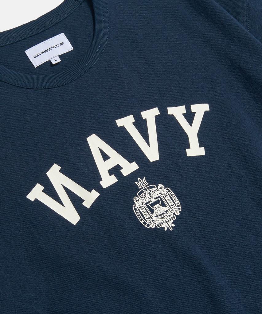 ESPIONAGE Marineakademie Schweres T-Shirt Marine