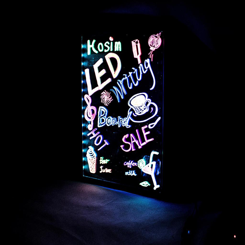 50x70 LED Luminous Fluorescent Handwriting Board and Message Sign