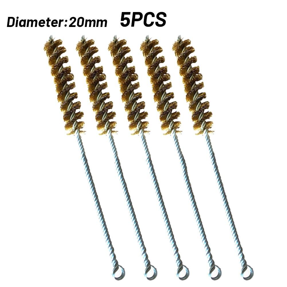 Tube 5pcs Pipe Brushes Wire Cleaner Cleaning Cylinder