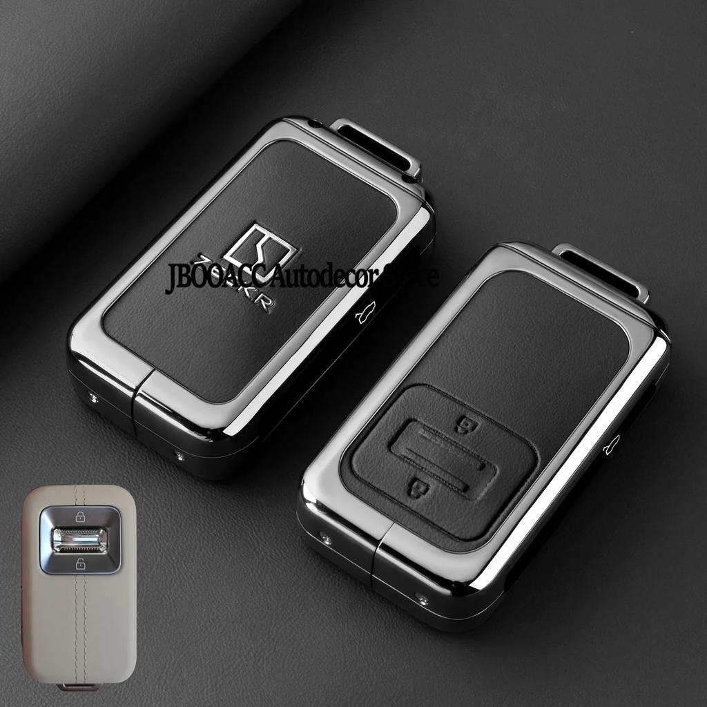 For Geely Zeekr 9X 001 Car Key Bag Shell Remote Key Protector Car Key Case Cover Shell Holder Interior Car Accessories