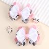 2pcs Colorful Hair Bow Clips for Women, Elegant Grosgrain Ribbon Bow Hair Barrettes for Daily Wear, Durable Hairpins, Stylish Hair Accessies for Gifts