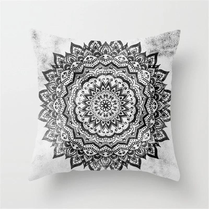Nordic Bohemian Pattern Printed Cushion Cover Home Living Room Sofa Decoration Square Throw Pillow Cover