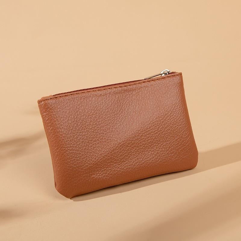 Fashion Women Wallet Zipper Card Purse Key Storage Bag Short Wallet Female Soft Leather Coin Purse Holder Slim Small Money Bag