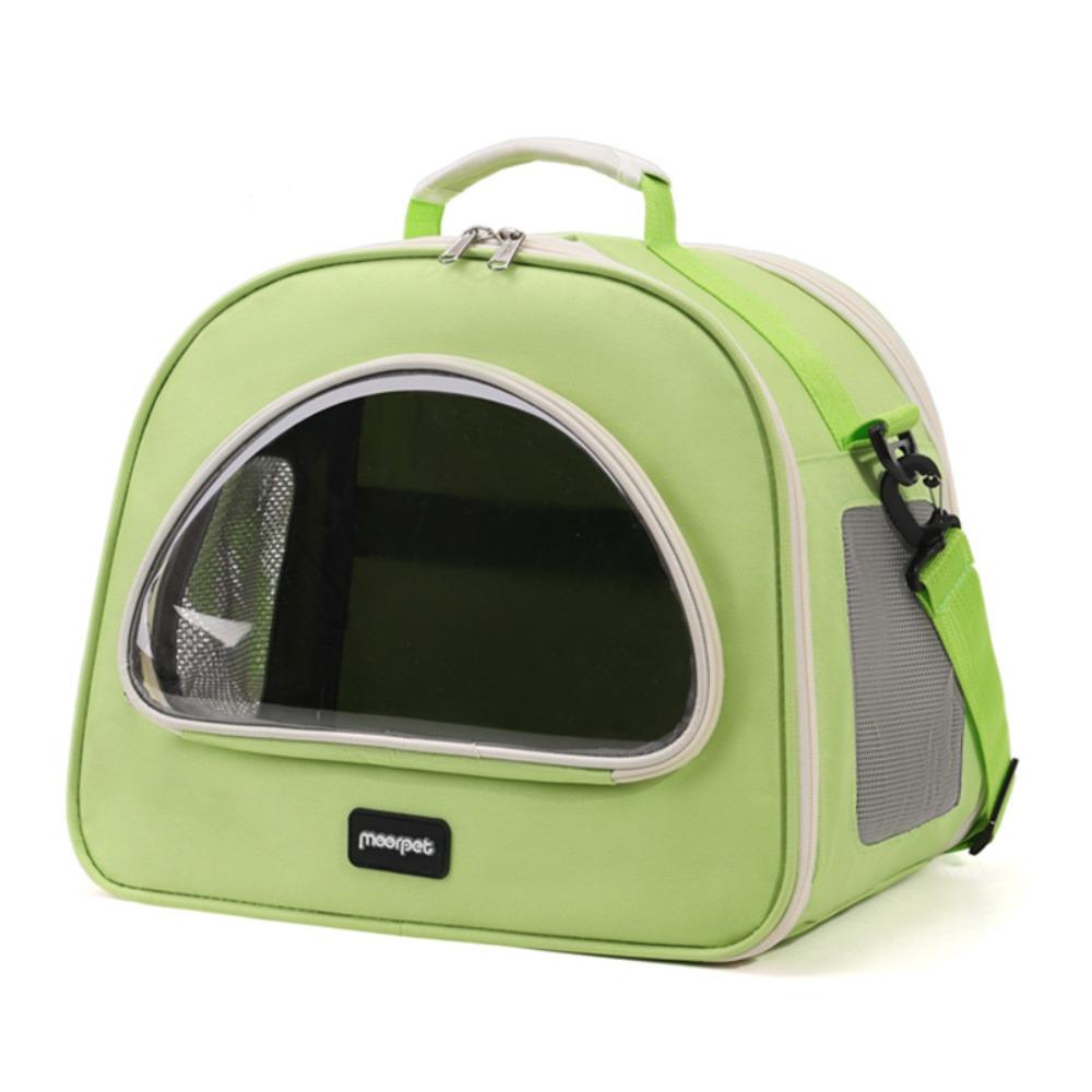 

Portable Pet Cat Backpack Breathable Pet Crossbody Bag Pet Slings Bag Cat Carrier Bag Travel зелёный
